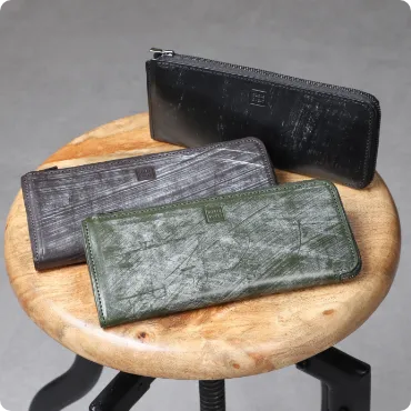 グリシェール L字ファスナー財布