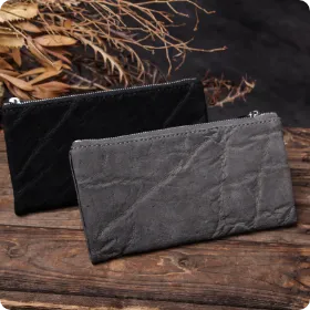 ズー / ジャッカル ウォレット7 象革 ラウンド長財布