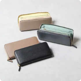 ラルコバレーノ / ドレスラウンドジップ 長財布