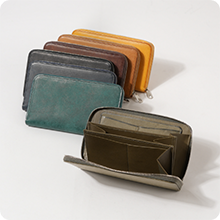 エラスティコ ミドル ラウンドウォレット