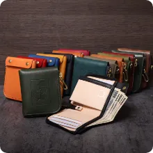 スモールラウンドウォレット 二つ折り財布