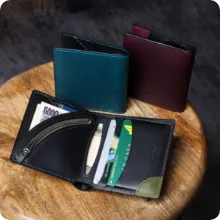 ヴィンテージの財布 オイルレザー