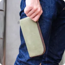 エルク L字ファスナー長財布