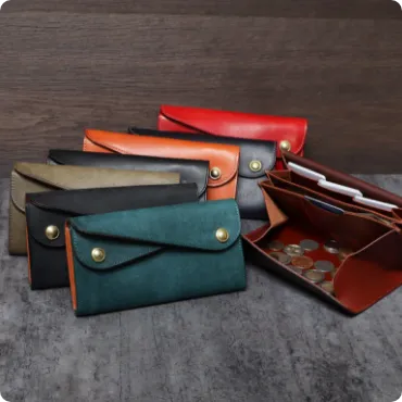 ダブルフラップ 長財布