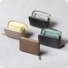 ラウンドジップミニウォレット コンパクト財布