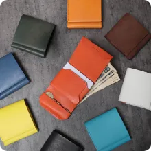 ミニマム +αの財布 メトロ 二つ折り財布