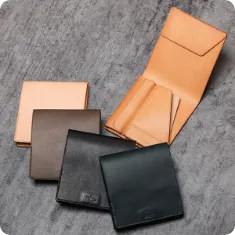 コンマ オリジナル 二つ折り財布