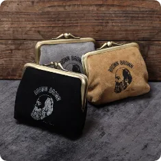 ピッグレザー ガマグチウォレット