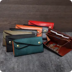 ダブルフラップ 長財布