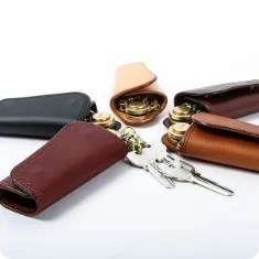 スレート レザーキーケース