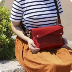 ダブルフラップ M クラッチバッグ