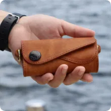 ダブルフラップ キーケース