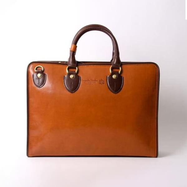 コンプレックスガーデン 如浄 ニョジョウ 2way三方ファスナーバケッタレザーブリーフケース 