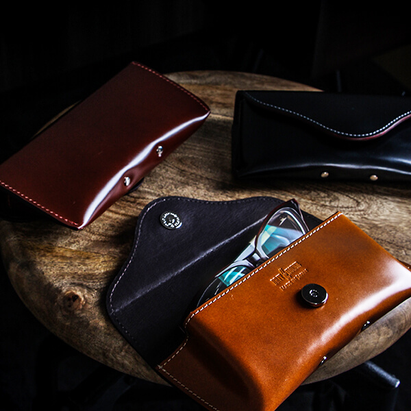 ブリットハウス コードバン メガネケース King of Leather Cordovan CV-9019 メガネケース BRIT HOUSE