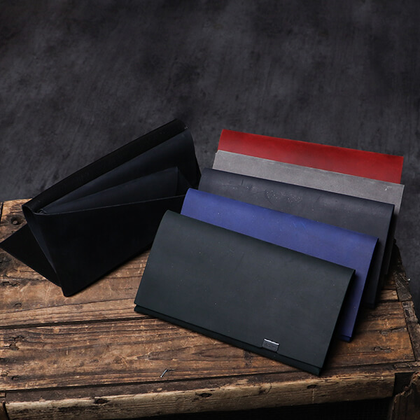 所作 オイルヌバック ロングウォレット 長財布