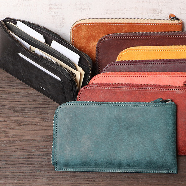 リティスタ ロングコンパクトウォレット L字ファスナー財布