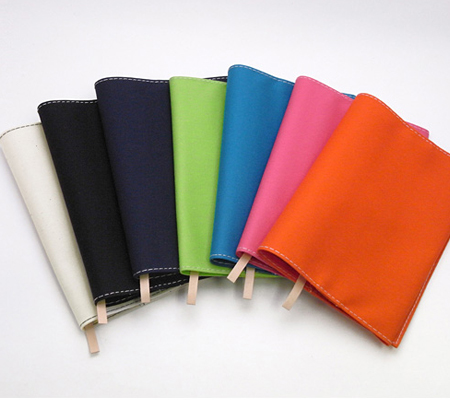 スリップオンのブックカバー キャンパス文庫判ブックカバー