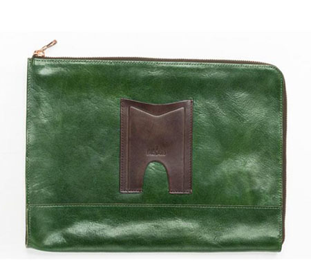 モブリス Aniline Leather Clutch Bag