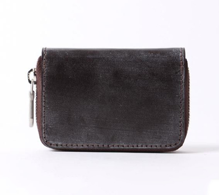 エルゴポックのコインケース ブライドルレザー ラウンドファスナー小銭入れ