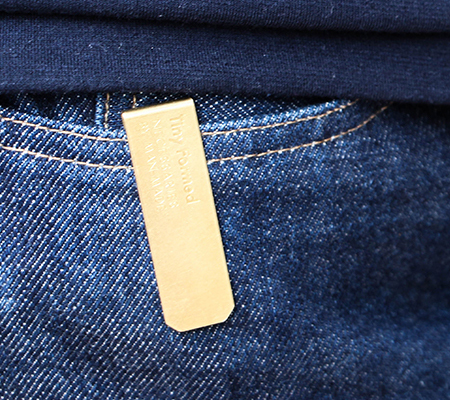 タイニーフォームドのキーリング Tiny metal key clip