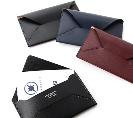 フリースピリッツの名刺入れ 封筒型 マチナシ