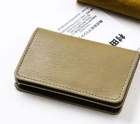 ジャン・ルソーの名刺入れ ソイエンボス カーフ 名刺入れ 