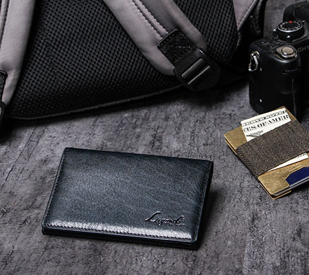 ラガードの名刺入れ G-3 薄型名刺入れ ネイビー