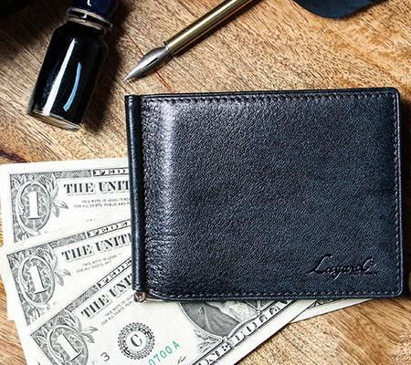 ラガードのマネークリップ G-3 小銭入れ&カードホルダー付札バサミ ネイビー