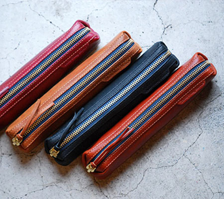 ロベルのレザーペンケース