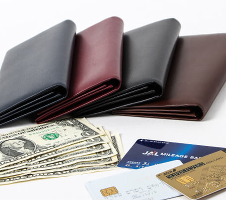 フェソン キップ水シボ風琴束入 札入れ