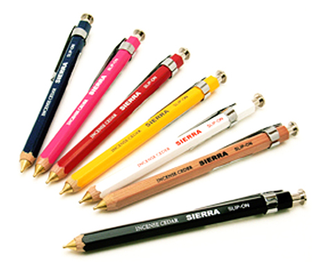 スリップオンのシャーペン 木軸シャープペンS