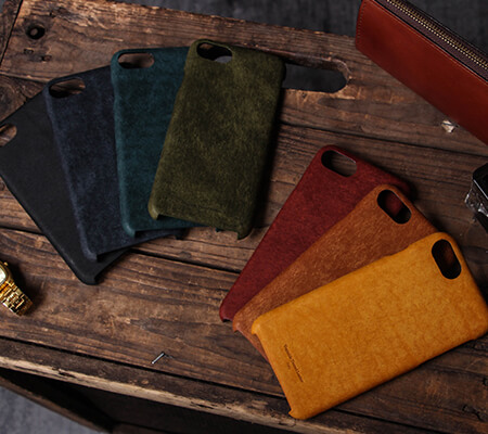 イタレのレザースマホケース iPhone8