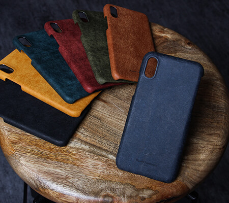 イタレのレザースマホケース iPhoneX
