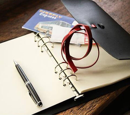 カクラのA5システム手帳 urushiブラック