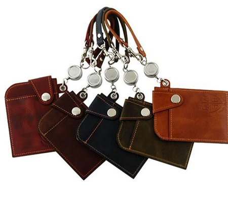 リティアファ シーク リール付き パスケース レザー 定期入れ ICカード