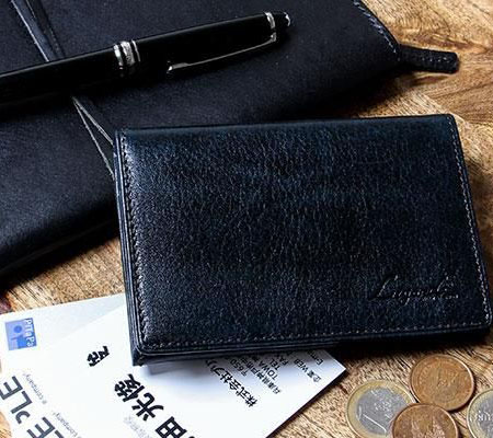 ラガードの定期入れ G-3 パスケース&名刺入れ ネイビー