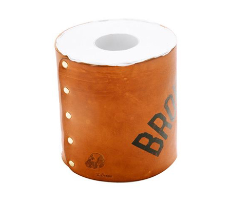 ブラウンブラウンのティッシュケース W.Cペーパーカバー