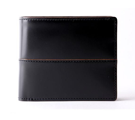 コンプレックスガーデン 枯淡 小銭入れ付ガラス加工レザー二つ折り財布