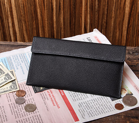 スガタの工夫の重なり 長財布