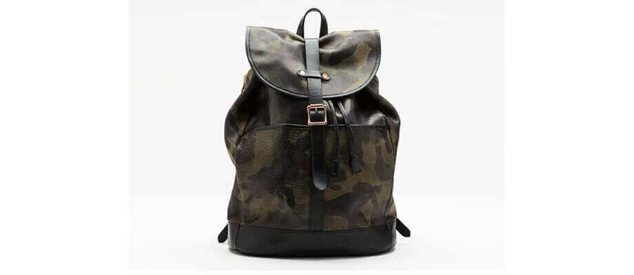 モブリスのバックパック Camo Leather Rucksack