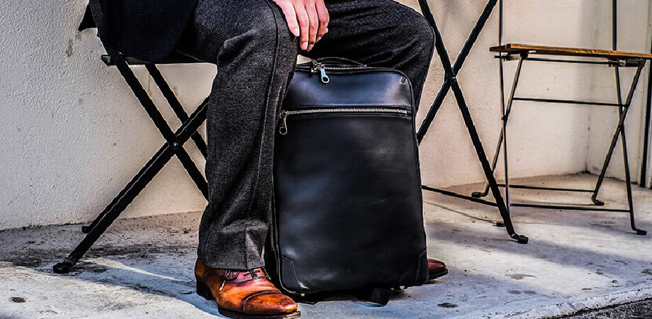 チマブエ グレースフル 4wayリュック スコッチガード加工レザー