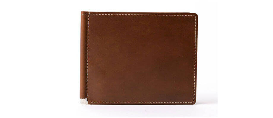 ティートアロンソのマネークリップ イタリアンレザー 極薄・薄い・軽い