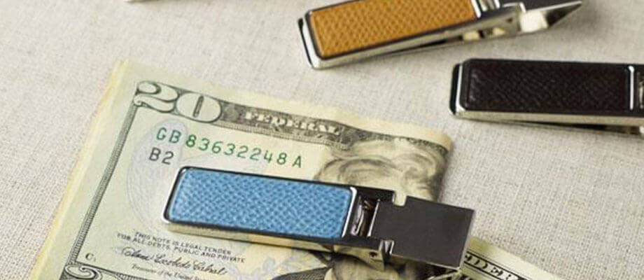 スリップオンのマネークリップ NC マネークリップ スリム