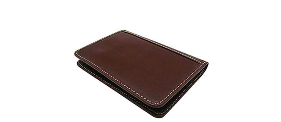 ダクトの牛革スムース パスポートケース