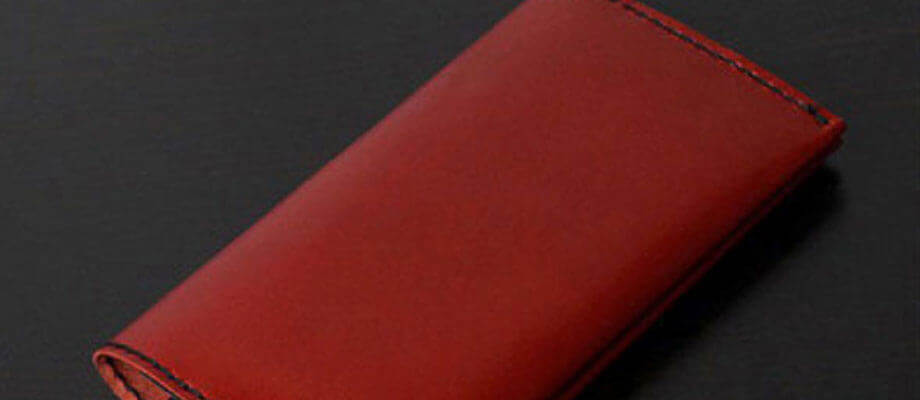 カクラの通帳＆パスポートケース urushi レッド