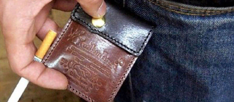 カスタムピースの携帯灰皿　Shake hands 携帯灰皿orコインケース KP006-01 KUSTOM-PIECE