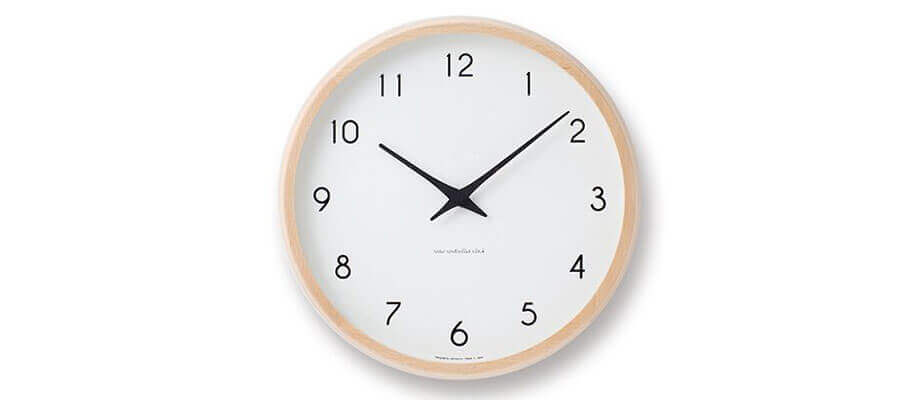 レムノス Campagne 電波時計 掛け時計