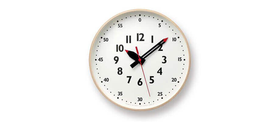 レムノス fun pun clock L 掛け時計