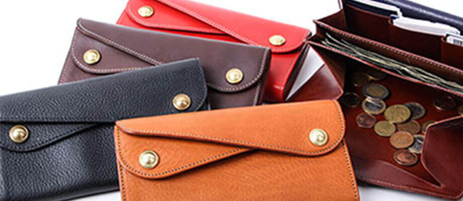 ビアベリーのDフラップ長財布