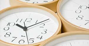 おしゃれな電波掛け時計